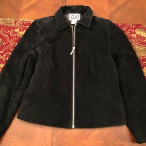 Black Suede Coat